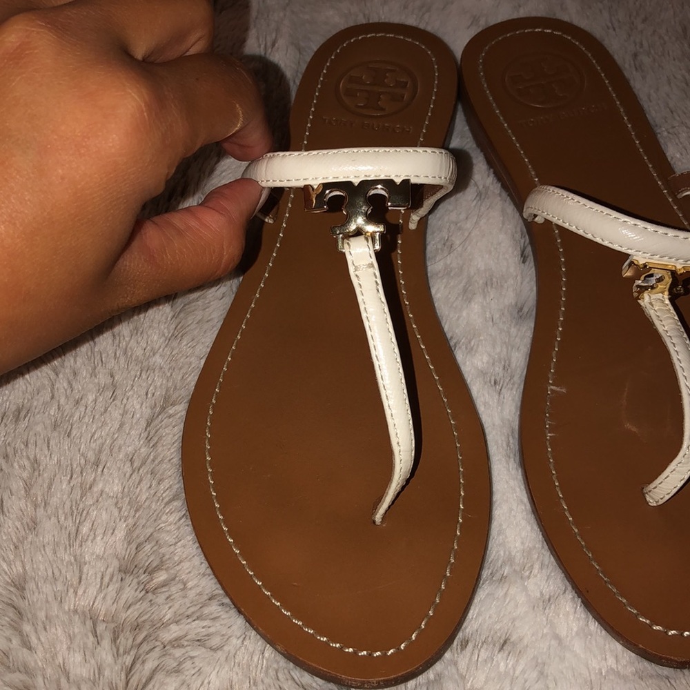 TORY BURCH 8.5 LEATHER SANDAL